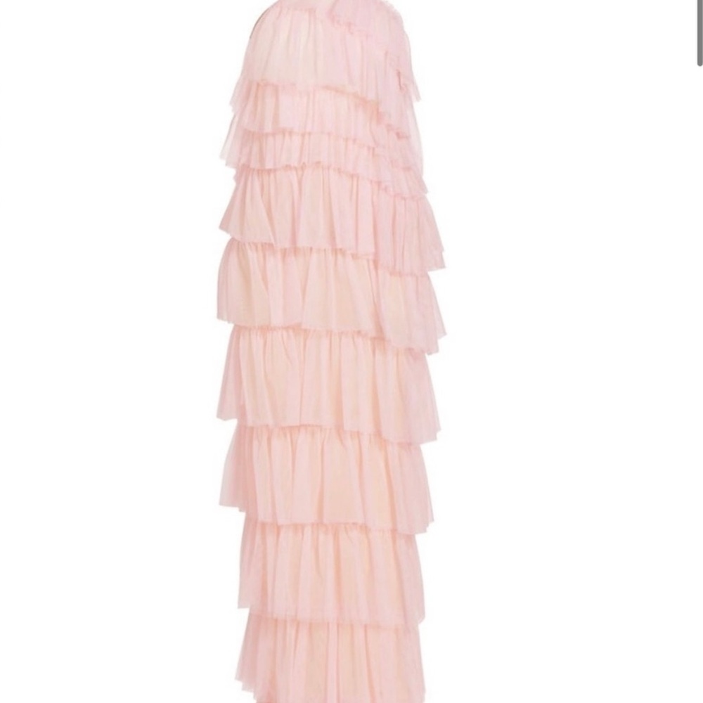 The Bar Pink Tiered Maxi Dress